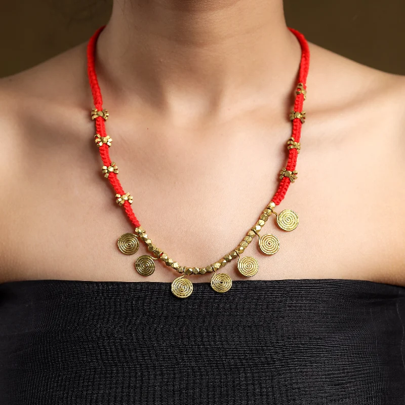 Dazzle With Discounts – Shop Jewelry On Sale Tribal Odisha Dokra Threadwork Necklace Dazzle With Discounts – Shop Jewelry On Sale Tribal Odisha Dokra Threadwork Necklace