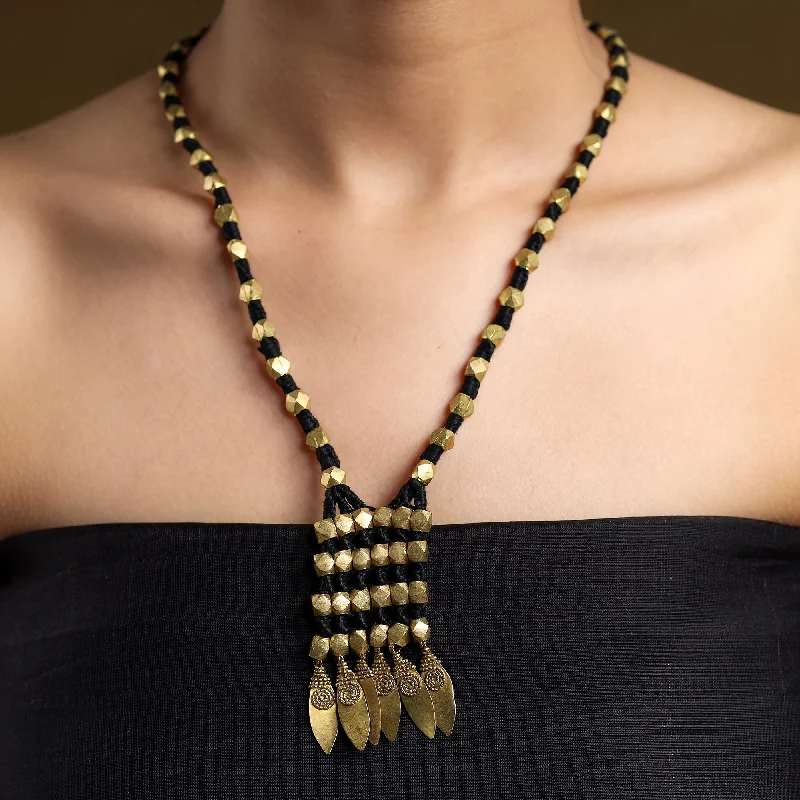 The Perfect Jewelry Piece At The Perfect Price Tribal Odisha Dokra Threadwork Necklace