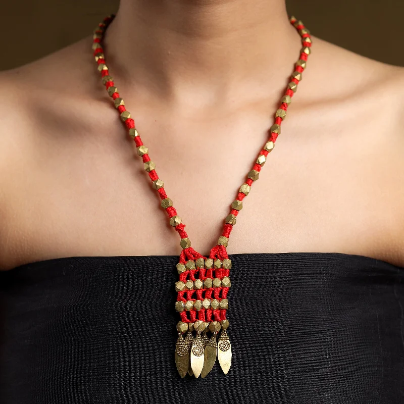 Shop Stylish Jewelry Now And Save Big Tribal Odisha Dokra Threadwork Necklace