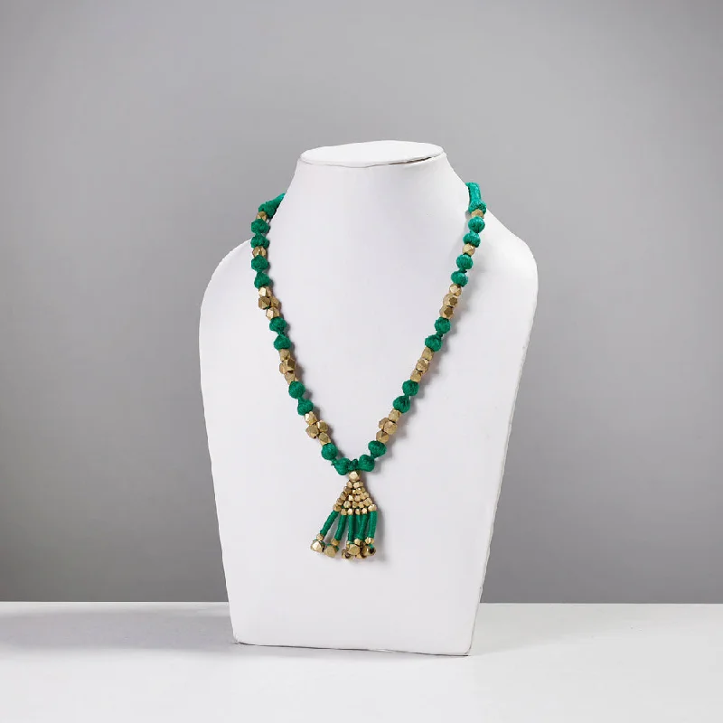 Luxury Jewelry At Unbeatable Discounts Tribal Odisha Dokra Threadwork Necklace