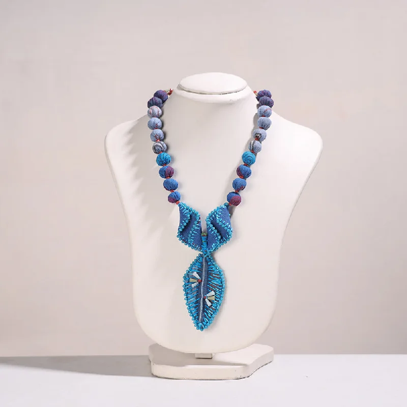 Grab Your Favorite Jewelry At The Lowest Prices Hand Embroidered Fabart Necklace with Beadwork by Rangila Dhaga Grab Your Favorite Jewelry At The Lowest Prices Hand Embroidered Fabart Necklace with Beadwork by Rangila Dhaga