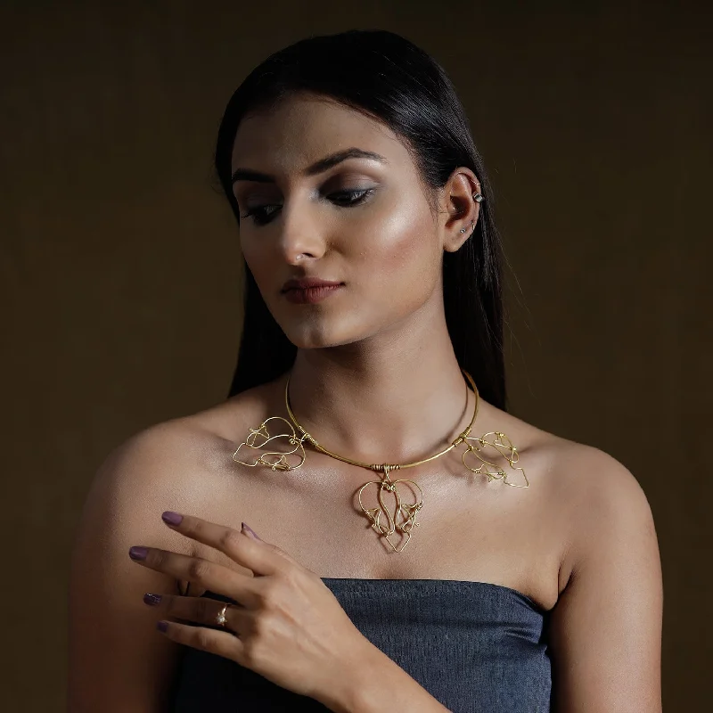 Exclusive Jewelry Sale – Sparkle For Less Brass Metal Handcrafted Dokra Choker Necklace by Asalkaar Exclusive Jewelry Sale – Sparkle For Less Brass Metal Handcrafted Dokra Choker Necklace by Asalkaar