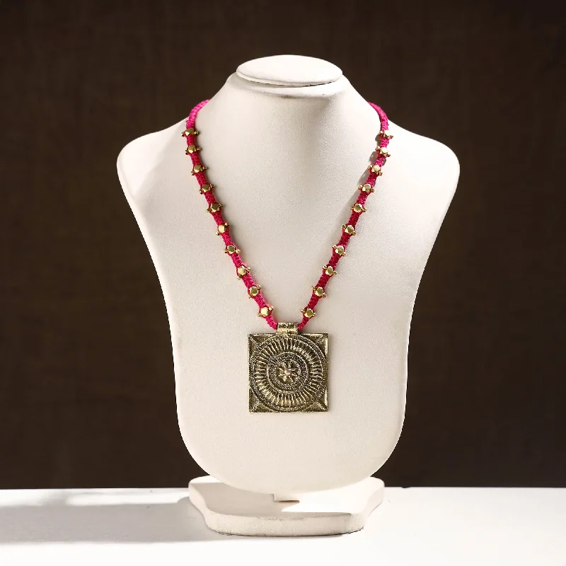 Discounted Luxury Jewelry – Shine Without The Splurge Tribal Odisha Dokra Threadwork Pendant Necklace Discounted Luxury Jewelry – Shine Without The Splurge Tribal Odisha Dokra Threadwork Pendant Necklace