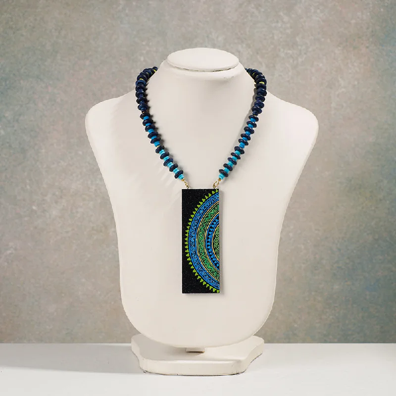 Gorgeous Jewelry, Limited-Time Savings Miniature Handpainted Wooden Necklace With Beads Gorgeous Jewelry, Limited-Time Savings Miniature Handpainted Wooden Necklace With Beads