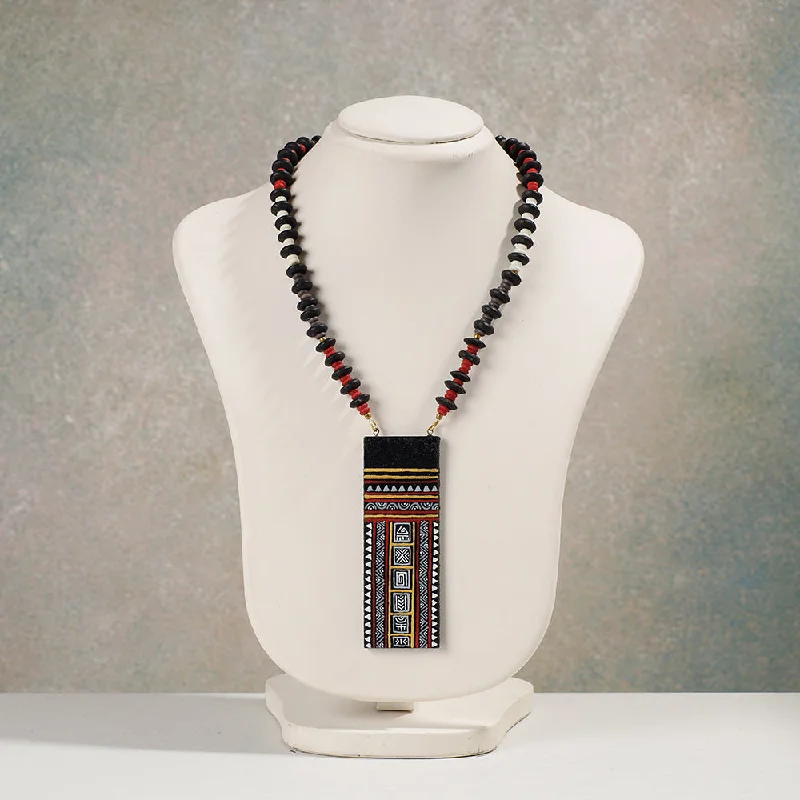 Shop Fine Jewelry With Exclusive Savings Miniature Handpainted Wooden Necklace With Beads Shop Fine Jewelry With Exclusive Savings Miniature Handpainted Wooden Necklace With Beads