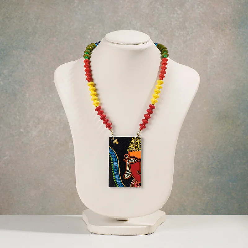 Stunning Jewelry At A Fraction Of The Price Miniature Handpainted Wooden Necklace With Beads Stunning Jewelry At A Fraction Of The Price Miniature Handpainted Wooden Necklace With Beads