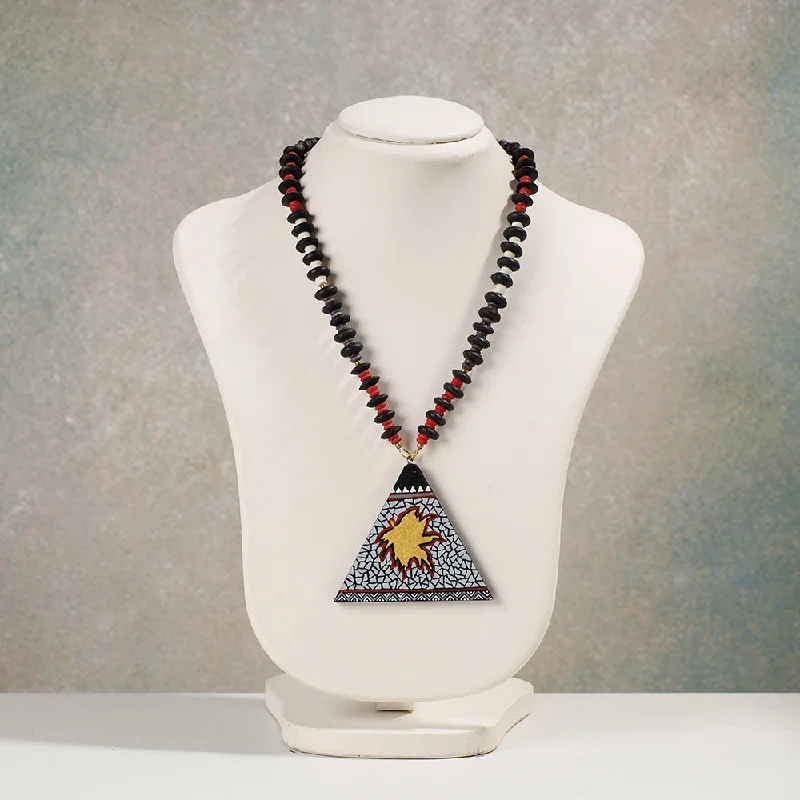 Shop Stylish Jewelry Now And Save Big Miniature Handpainted Wooden Necklace With Beads Shop Stylish Jewelry Now And Save Big Miniature Handpainted Wooden Necklace With Beads