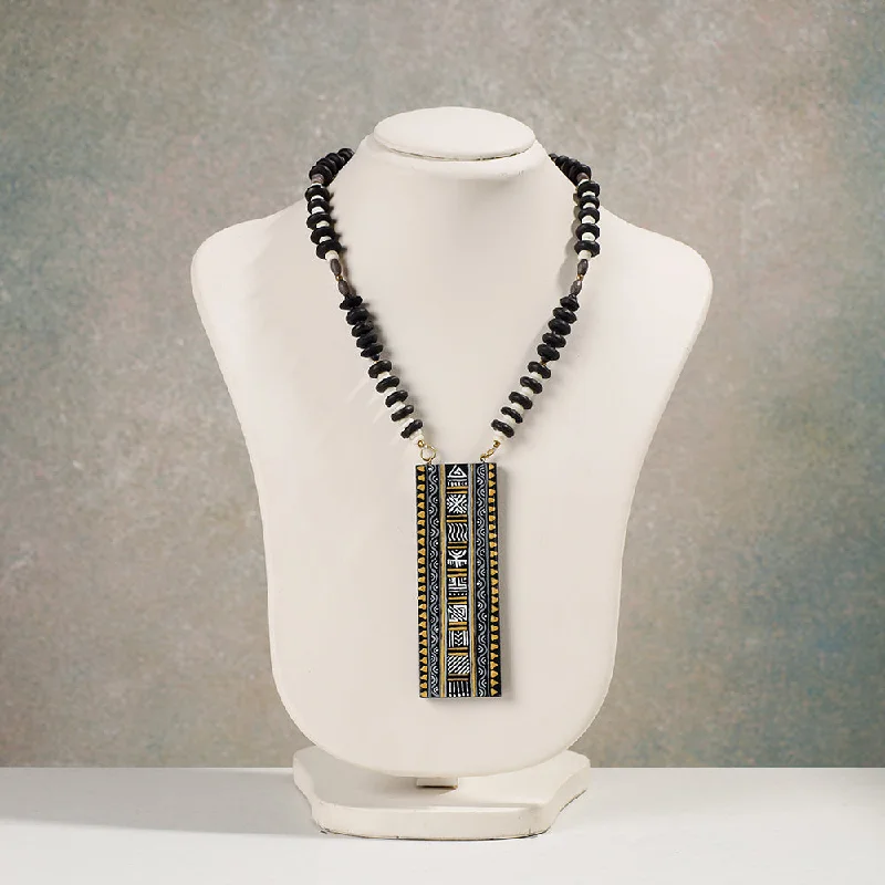 Exclusive Jewelry Offers – Sparkle For Less Miniature Handpainted Wooden Necklace With Beads Exclusive Jewelry Offers – Sparkle For Less Miniature Handpainted Wooden Necklace With Beads