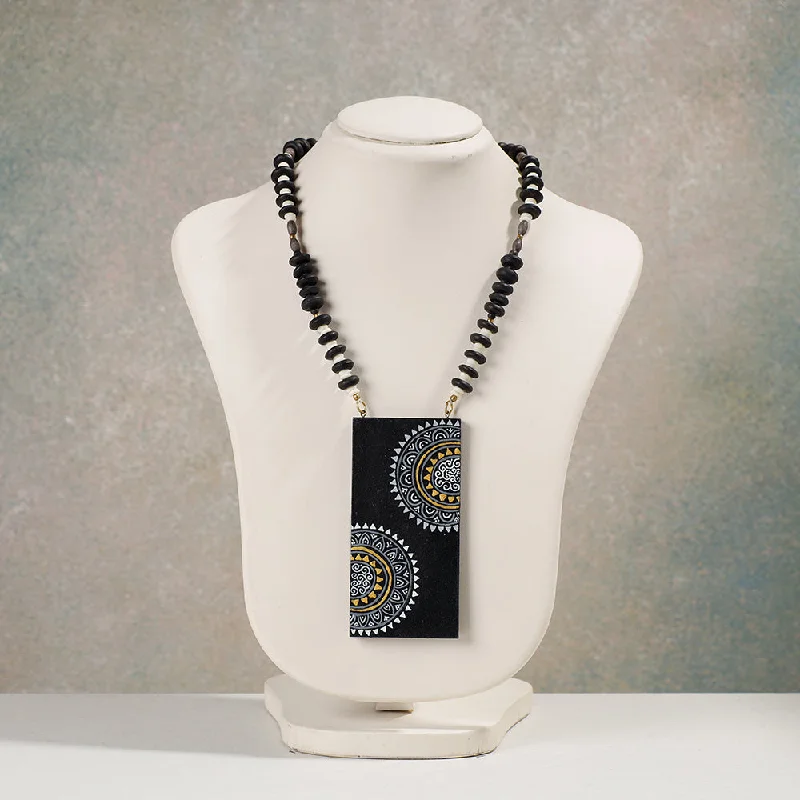 Seasonal Jewelry Deals – Elevate Your Style Miniature Handpainted Wooden Necklace With Beads Seasonal Jewelry Deals – Elevate Your Style Miniature Handpainted Wooden Necklace With Beads