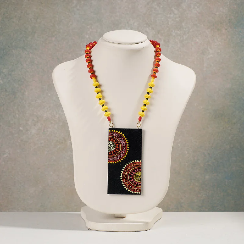 Huge Savings On Timeless Jewelry Collections Miniature Handpainted Wooden Necklace With Beads Huge Savings On Timeless Jewelry Collections Miniature Handpainted Wooden Necklace With Beads