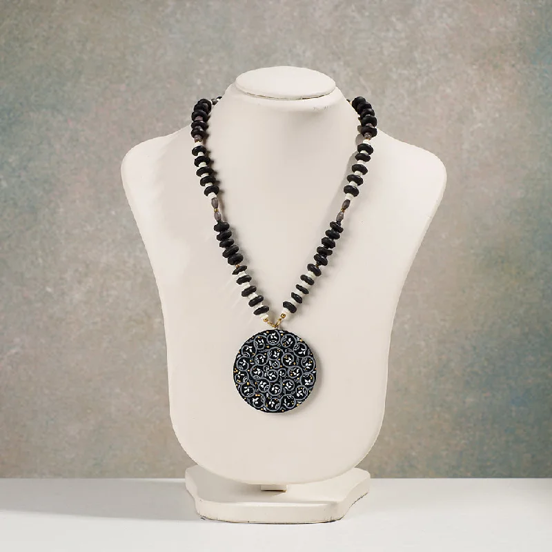 Grab Your Favorite Jewelry At The Lowest Prices Miniature Handpainted Wooden Necklace With Beads Grab Your Favorite Jewelry At The Lowest Prices Miniature Handpainted Wooden Necklace With Beads