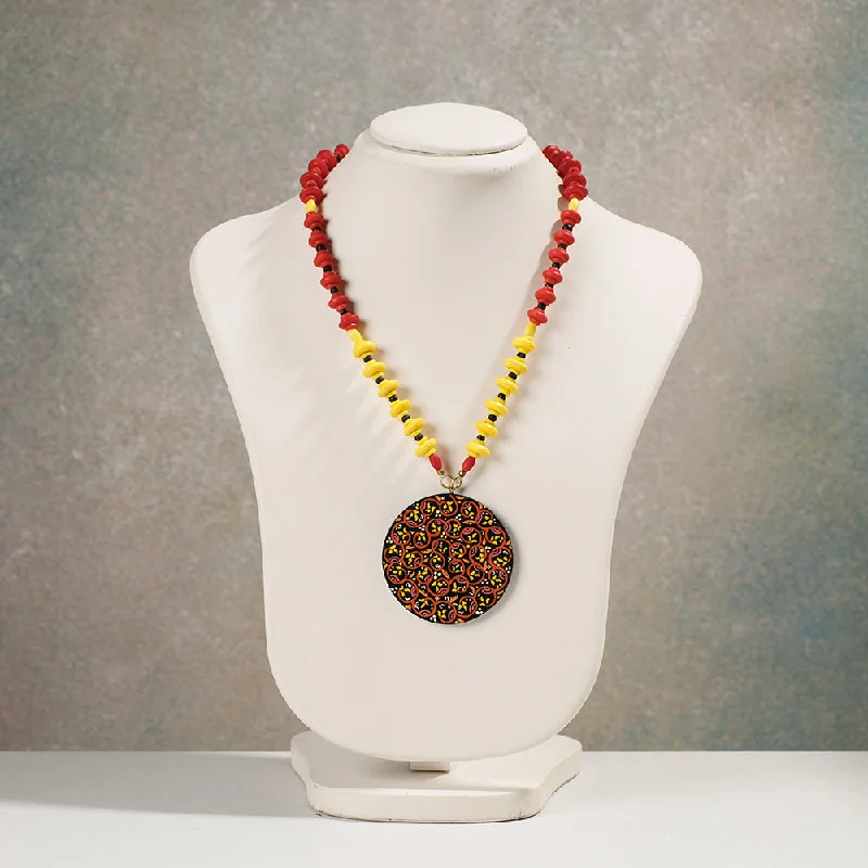 Exclusive Jewelry Offers – Shine For Less Miniature Handpainted Wooden Necklace With Beads Exclusive Jewelry Offers – Shine For Less Miniature Handpainted Wooden Necklace With Beads