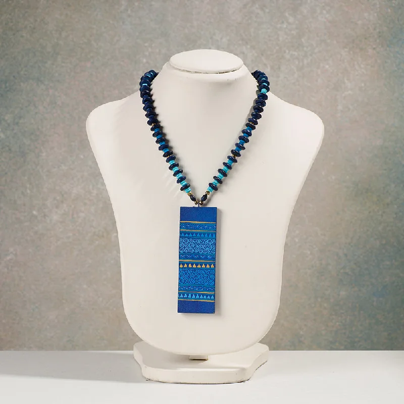 Chic, Trendy, And Affordable Jewelry Sale Miniature Handpainted Wooden Necklace With Beads Chic, Trendy, And Affordable Jewelry Sale Miniature Handpainted Wooden Necklace With Beads