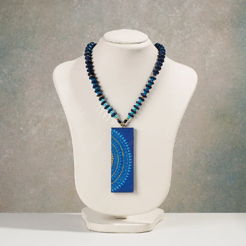 High-Quality Jewelry At A Fraction Of The Cost Miniature Handpainted Wooden Necklace With Beads High-Quality Jewelry At A Fraction Of The Cost Miniature Handpainted Wooden Necklace With Beads