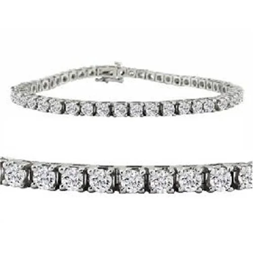 Dainty And Elegant Jewelry Now At Reduced Prices 8 TCW 14k White Gold Round Diamond Tennis Bracelet Dainty And Elegant Jewelry Now At Reduced Prices 8 TCW 14k White Gold Round Diamond Tennis Bracelet