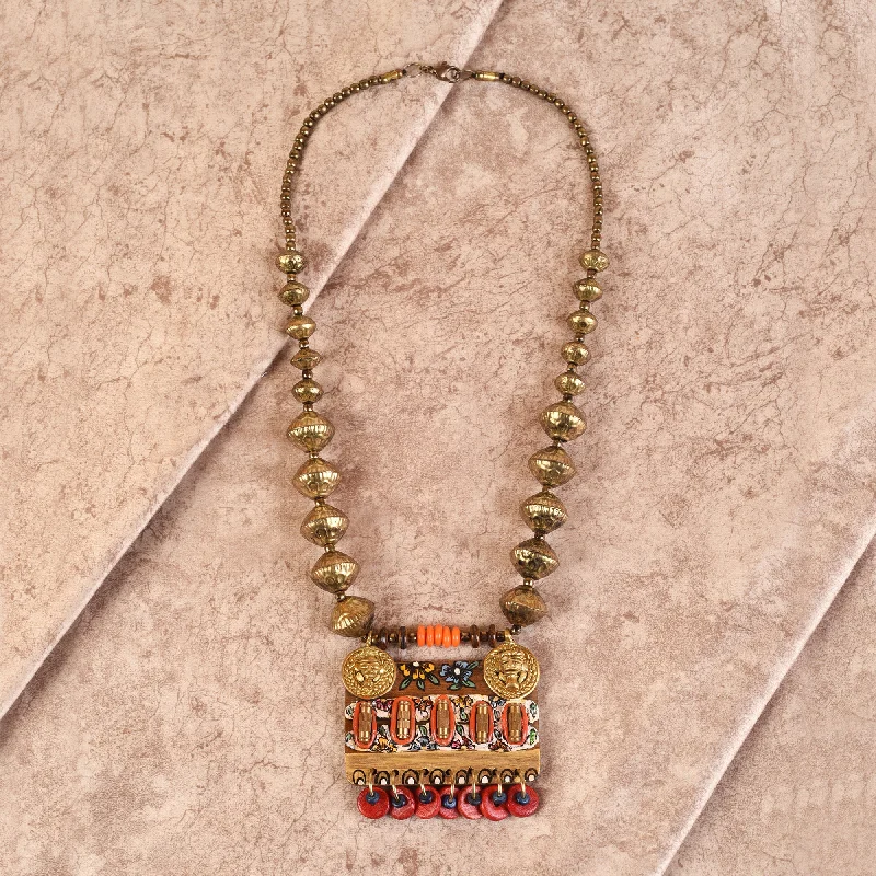 Waterproof Stainless Steel Jewelry For Lasting Beauty The Princess Tulips' Handcrafted Tribal Dokra Necklace Waterproof Stainless Steel Jewelry For Lasting Beauty The Princess Tulips' Handcrafted Tribal Dokra Necklace
