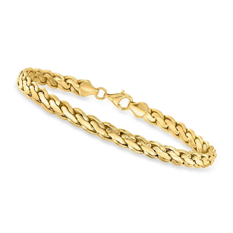 Exclusive Jewelry Sale Event – Shop Now Canaria 10kt Yellow Gold Curved-Link Bracelet Exclusive Jewelry Sale Event – Shop Now Canaria 10kt Yellow Gold Curved-Link Bracelet