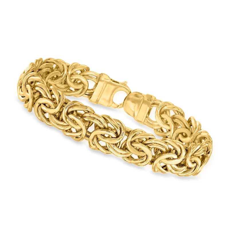 Personalized Jewelry Sale – Meaningful Gifts At Great Prices Canaria 10kt Yellow Gold Large Byzantine Bracelet Personalized Jewelry Sale – Meaningful Gifts At Great Prices Canaria 10kt Yellow Gold Large Byzantine Bracelet