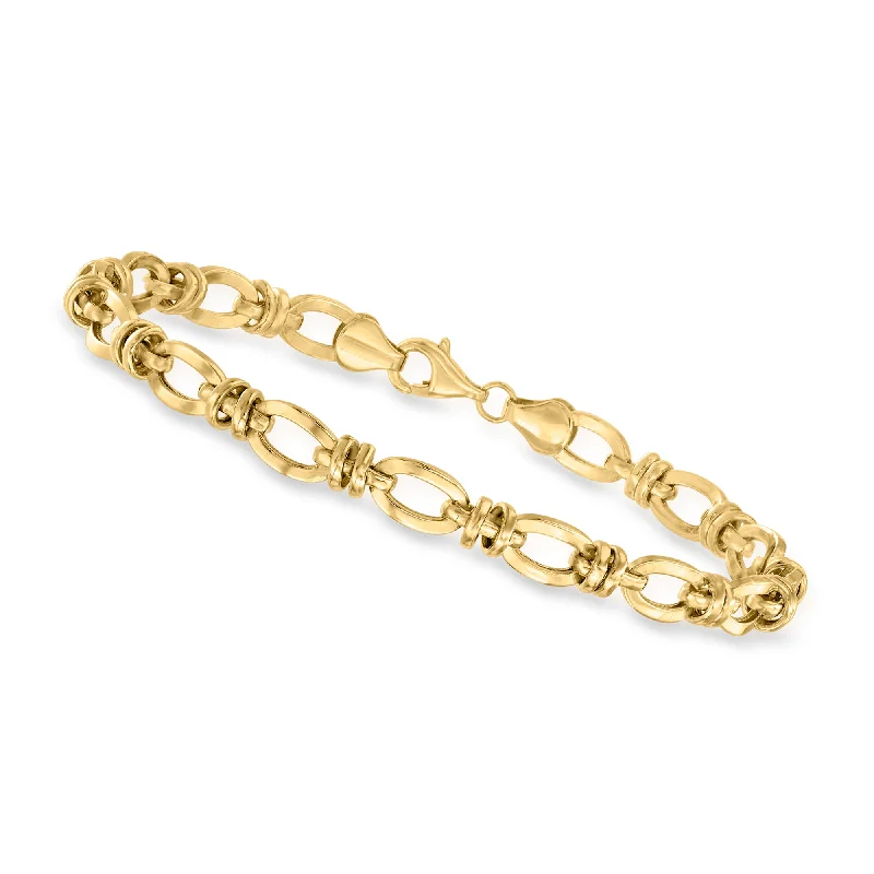 Timeless Beauty, Unbeatable Deals – Jewelry Sale On Canaria 10kt Yellow Gold Oval-Link Bracelet Timeless Beauty, Unbeatable Deals – Jewelry Sale On Canaria 10kt Yellow Gold Oval-Link Bracelet