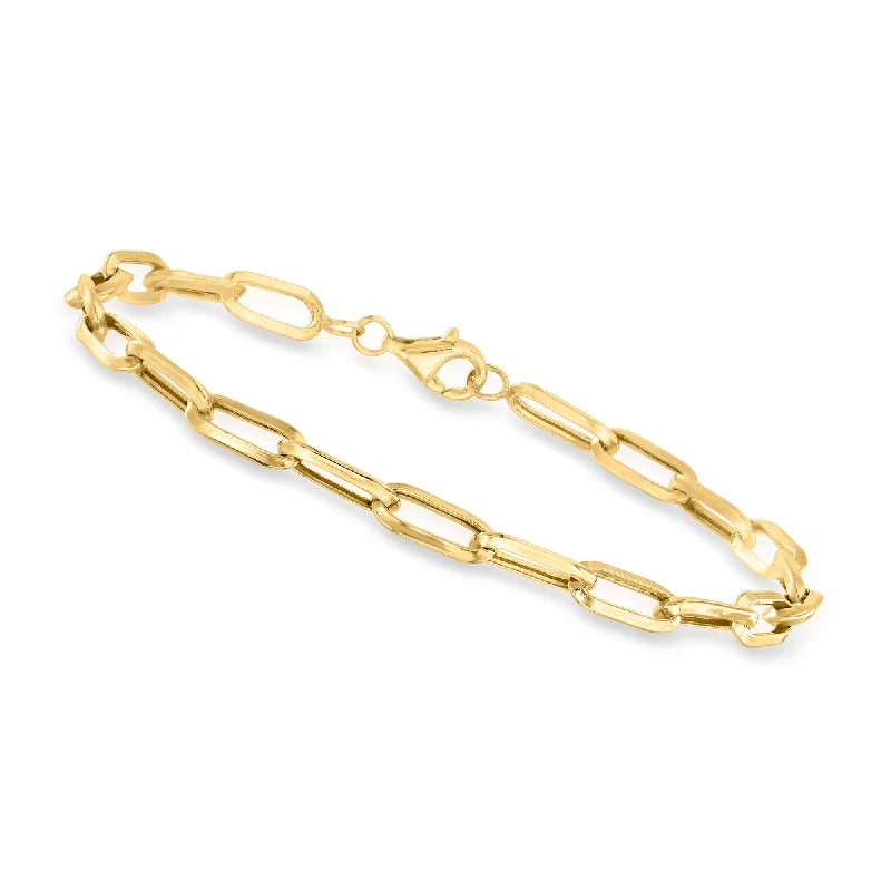 Special Sale On Handcrafted Jewelry – Shop Today Canaria 10kt Yellow Gold Paper Clip Link Bracelet Special Sale On Handcrafted Jewelry – Shop Today Canaria 10kt Yellow Gold Paper Clip Link Bracelet