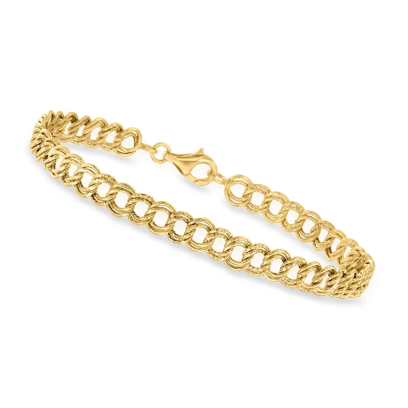 Limited-Stock Jewelry Sale – Once It's Gone, It's Gone Canaria 6mm 10kt Yellow Gold Curb-Link Bracelet Limited-Stock Jewelry Sale – Once It's Gone, It's Gone Canaria 6mm 10kt Yellow Gold Curb-Link Bracelet