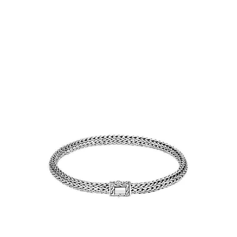 Discounted Luxury Jewelry – Shine Without The Splurge Classic Chain 5MM Bracelet in Silver Discounted Luxury Jewelry – Shine Without The Splurge Classic Chain 5MM Bracelet in Silver