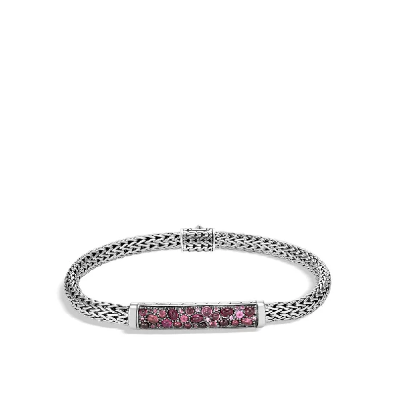 Personalized Jewelry Sale – Unique Pieces At Great Prices Classic Chain 5MM Station Bracelet in Silver with Gemstone Personalized Jewelry Sale – Unique Pieces At Great Prices Classic Chain 5MM Station Bracelet in Silver with Gemstone