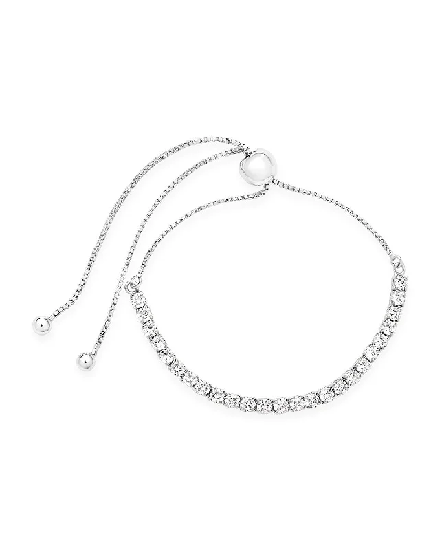 Huge Savings On Timeless Jewelry Collections CZ Bolo Slider Bracelet