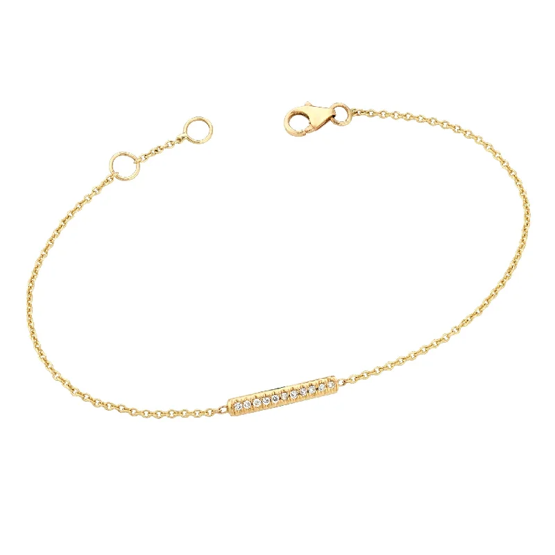 Elegant Designs, Unbeatable Discounts – Shop Jewelry Now Diamond Bar Bracelet (Small) Yellow Gold Elegant Designs, Unbeatable Discounts – Shop Jewelry Now Diamond Bar Bracelet (Small) Yellow Gold