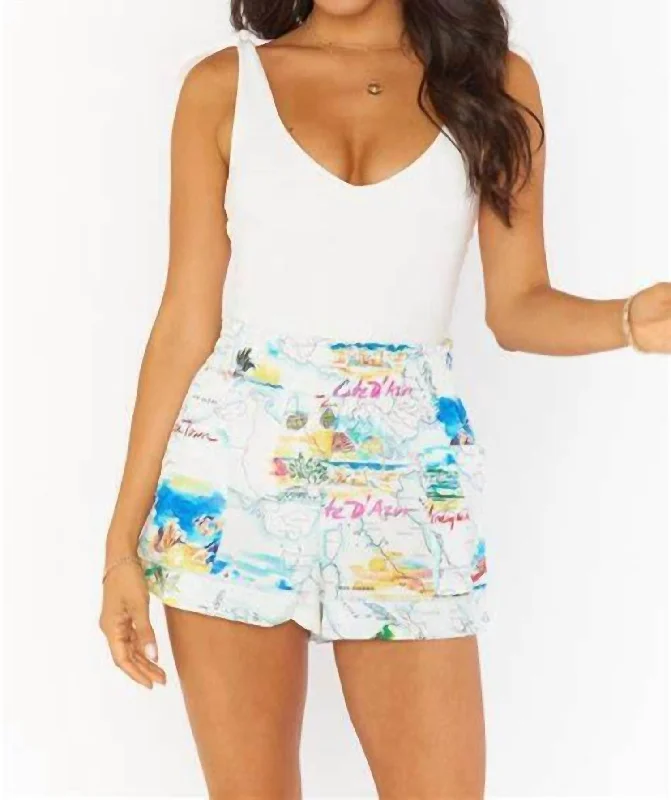 Yoga Wear At Unbeatable Prices Disilvio Shorts Island Getaway In Multi