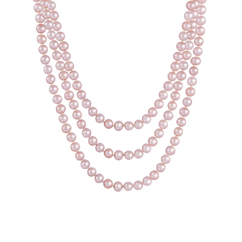 Limited-Time Offer On Premium Jewelry Collections Endless Pink 80" Freshwater Pearl Necklace Limited-Time Offer On Premium Jewelry Collections Endless Pink 80" Freshwater Pearl Necklace