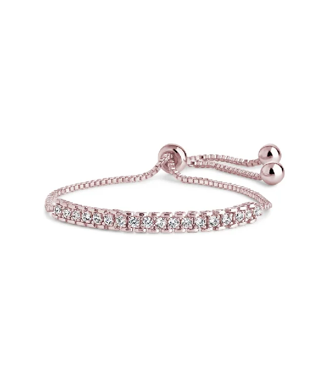 Exclusive Jewelry Offers – Sparkle For Less Inlaid CZ Slider Bracelet