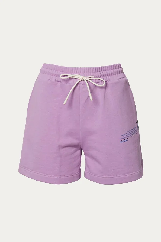 Limited-Time Savings On Yoga Leggings And Tops Logo-Print Track Short In Malve