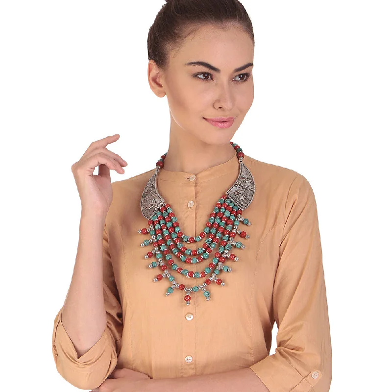Exclusive Jewelry Sale – Shine For Less Handcrafted Multicolour Beads Necklace by Bamboo Tree Jewels Exclusive Jewelry Sale – Shine For Less Handcrafted Multicolour Beads Necklace by Bamboo Tree Jewels