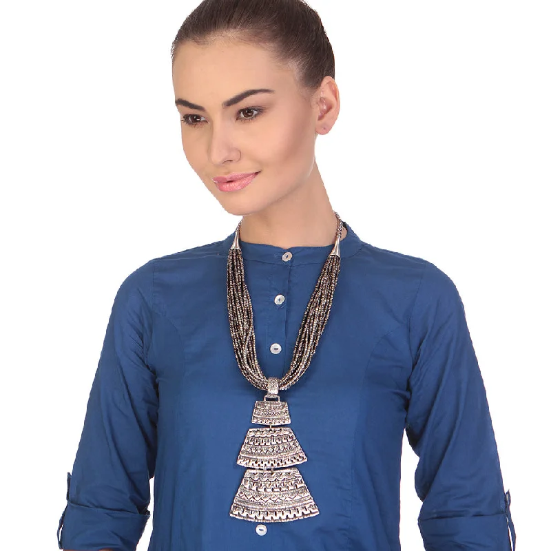 Shop Stylish Jewelry Now And Save Big Handcrafted Silver Beads Necklace by Bamboo Tree Jewels Shop Stylish Jewelry Now And Save Big Handcrafted Silver Beads Necklace by Bamboo Tree Jewels