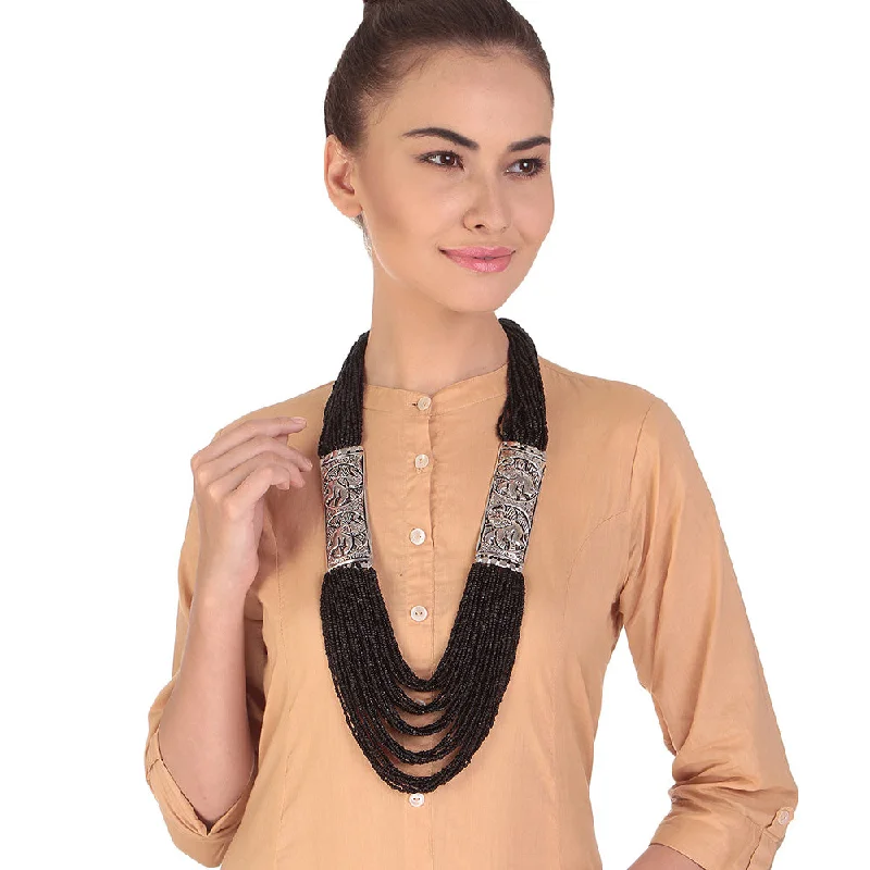 Bestselling Jewelry At Special Promotional Rates Handcrafted Black Beads Necklace by Bamboo Tree Jewels Bestselling Jewelry At Special Promotional Rates Handcrafted Black Beads Necklace by Bamboo Tree Jewels