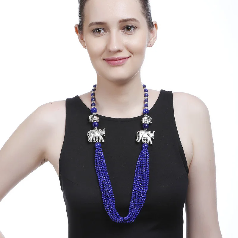 Unmissable Discounts On Timeless Jewelry Pieces Handcrafted Blue Beads Necklace by Bamboo Tree Jewels Unmissable Discounts On Timeless Jewelry Pieces Handcrafted Blue Beads Necklace by Bamboo Tree Jewels