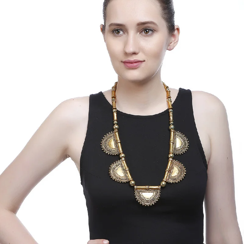 Special Deals On Handcrafted And Designer Jewelry Handcrafted Gold Beads Necklace by Bamboo Tree Jewels Special Deals On Handcrafted And Designer Jewelry Handcrafted Gold Beads Necklace by Bamboo Tree Jewels