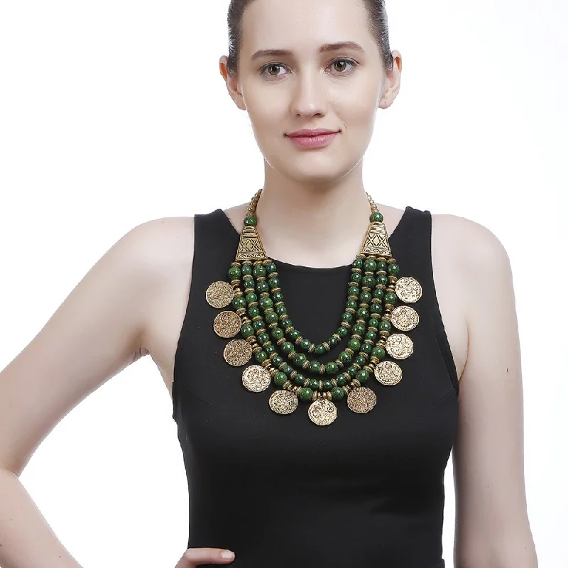 Flash Sale On Exquisite Jewelry – Don't Miss Out Handcrafted Green Beads Necklace by Bamboo Tree Jewels Flash Sale On Exquisite Jewelry – Don't Miss Out Handcrafted Green Beads Necklace by Bamboo Tree Jewels