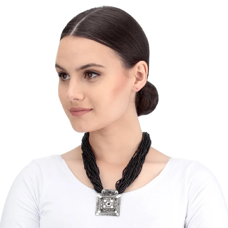 Your Dream Jewelry At Dream Prices – Shop Now Handcrafted Black Beads Necklace by Bamboo Tree Jewels Your Dream Jewelry At Dream Prices – Shop Now Handcrafted Black Beads Necklace by Bamboo Tree Jewels