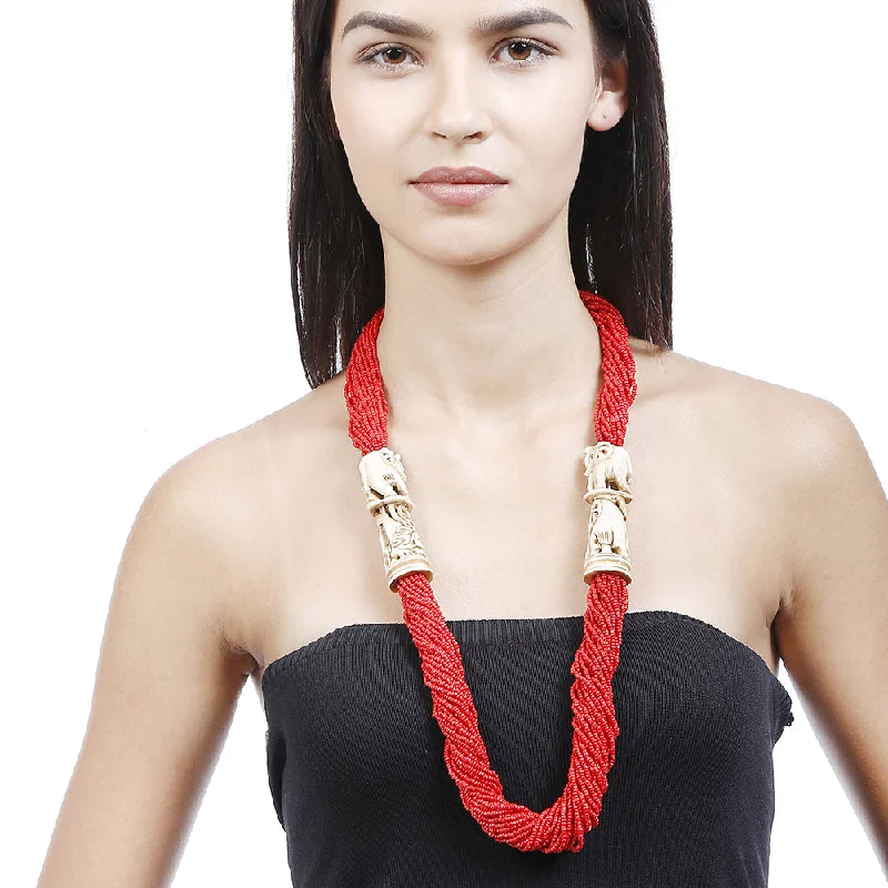 Timeless Jewelry Styles At Wallet-Friendly Prices Handcrafted Red Beads Necklace by Bamboo Tree Jewels Timeless Jewelry Styles At Wallet-Friendly Prices Handcrafted Red Beads Necklace by Bamboo Tree Jewels