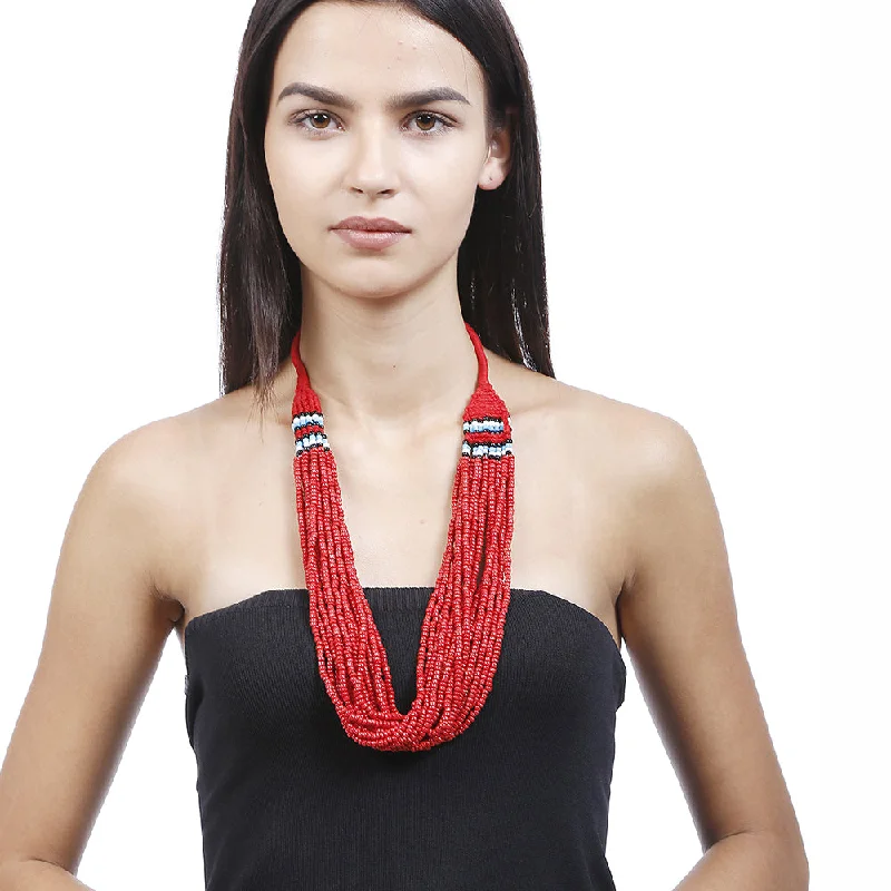 Everyday Jewelry Essentials Now On Sale Handcrafted Red Beads Necklace by Bamboo Tree Jewels Everyday Jewelry Essentials Now On Sale Handcrafted Red Beads Necklace by Bamboo Tree Jewels