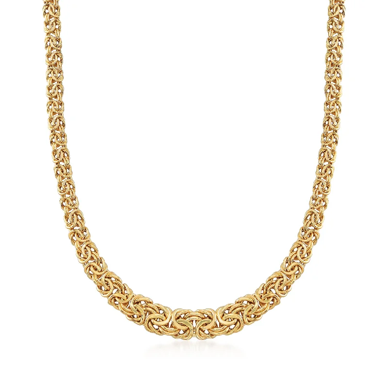 Premium Jewelry Now Available At Special Discounts Ross-Simons 18kt Yellow Gold Byzantine Necklace Premium Jewelry Now Available At Special Discounts Ross-Simons 18kt Yellow Gold Byzantine Necklace