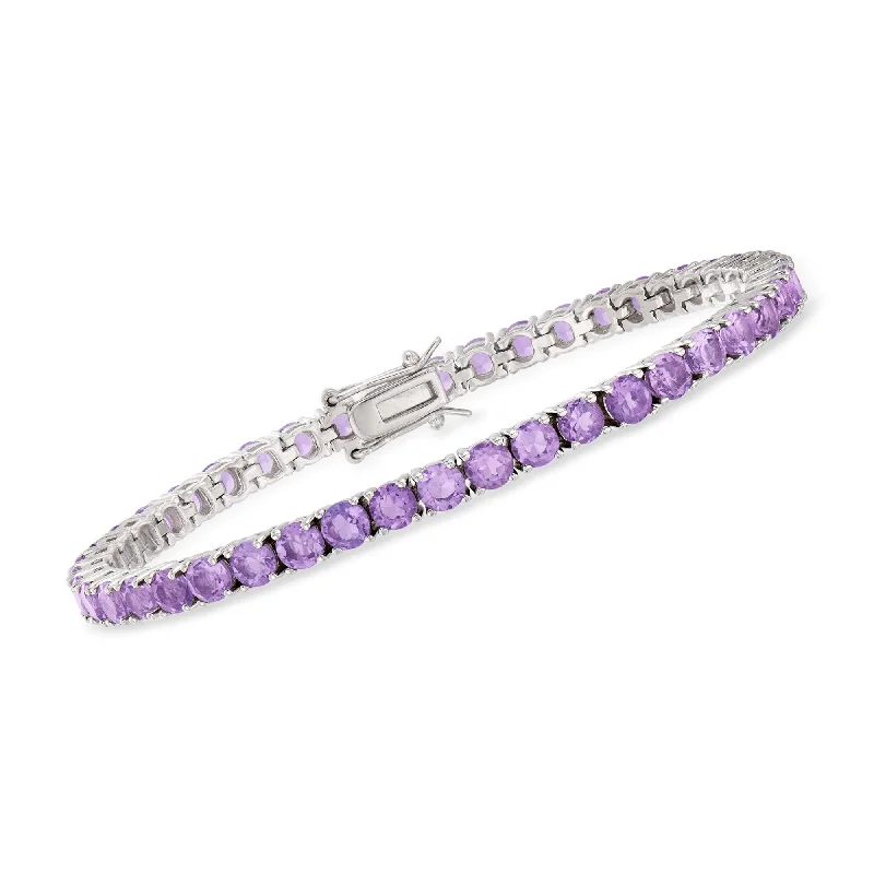 Stunning Jewelry Pieces At The Lowest Prices Ever Ross-Simons Amethyst Tennis Bracelet in Sterling Silver Stunning Jewelry Pieces At The Lowest Prices Ever Ross-Simons Amethyst Tennis Bracelet in Sterling Silver