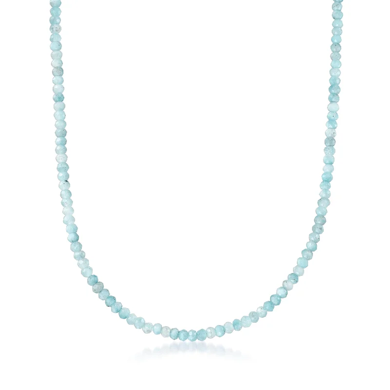 Seasonal Jewelry Clearance – Best Styles At The Lowest Prices Ross-Simons Aquamarine Bead Necklace in 14kt Yellow Gold With Magnetic Clasp Seasonal Jewelry Clearance – Best Styles At The Lowest Prices Ross-Simons Aquamarine Bead Necklace in 14kt Yellow Gold With Magnetic Clasp
