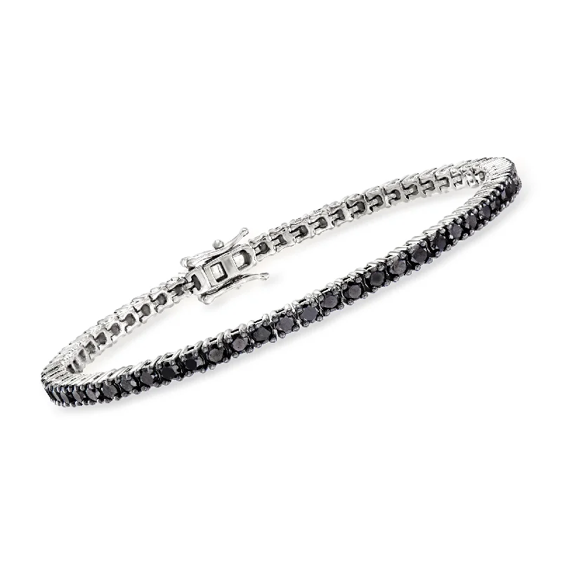 Exclusive Jewelry Markdowns – Limited-Time Offer Ross-Simons Black Diamond Tennis Bracelet in Sterling Silver Exclusive Jewelry Markdowns – Limited-Time Offer Ross-Simons Black Diamond Tennis Bracelet in Sterling Silver