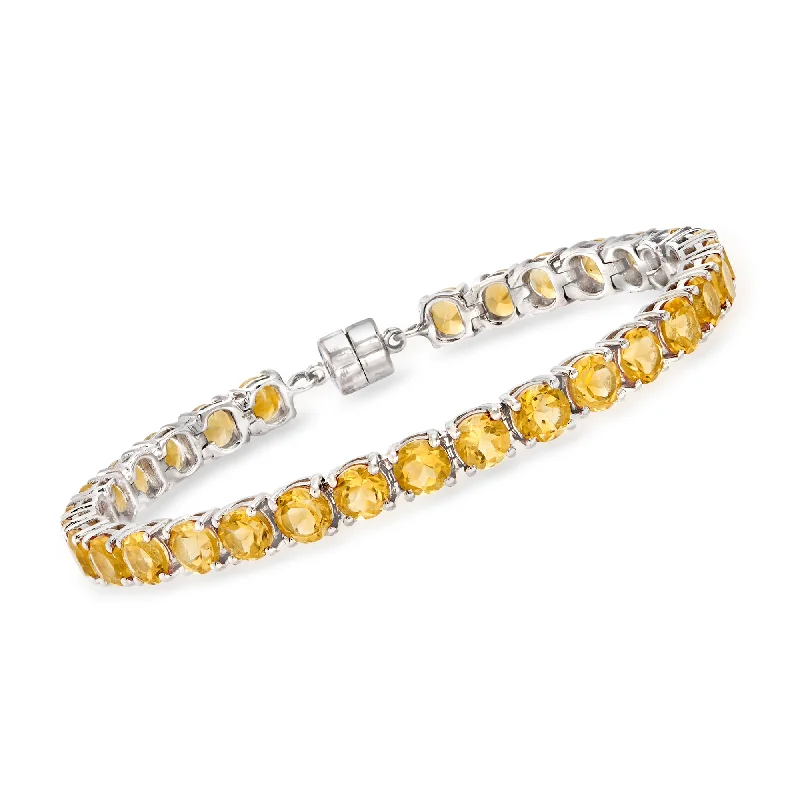 Grab Exquisite Jewelry At The Lowest Prices Ross-Simons Citrine Bracelet in Sterling Silver