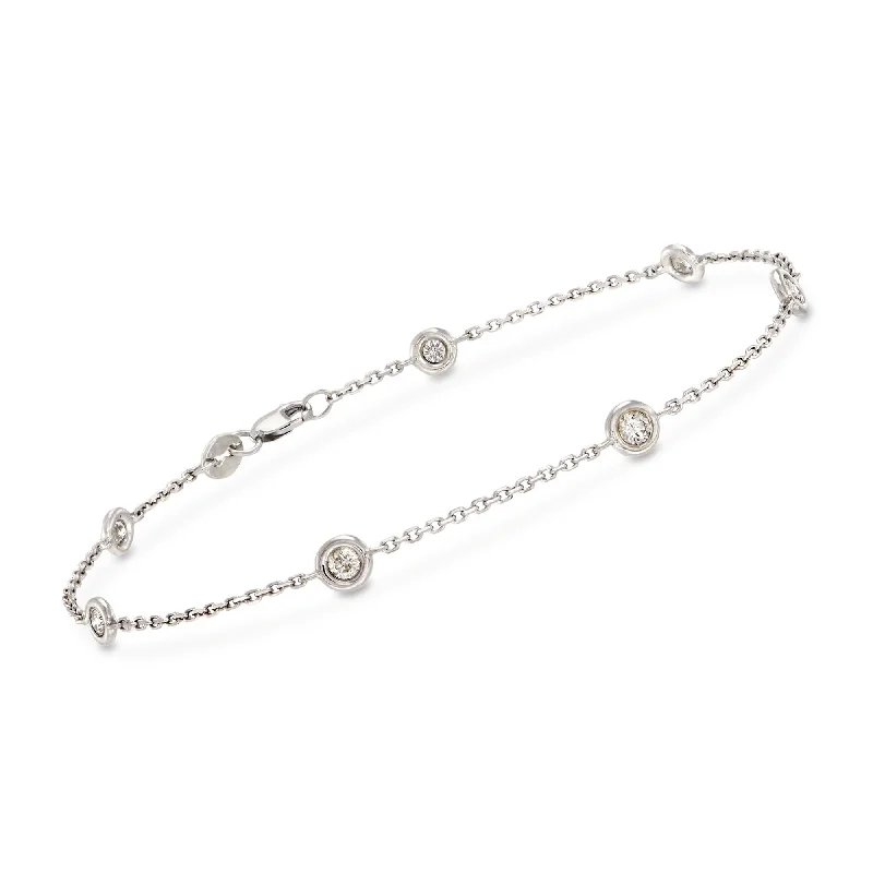 Handcrafted Jewelry Sale – Unique Designs At Low Prices Ross-Simons Diamond Bracelet in 14kt White Gold Handcrafted Jewelry Sale – Unique Designs At Low Prices Ross-Simons Diamond Bracelet in 14kt White Gold