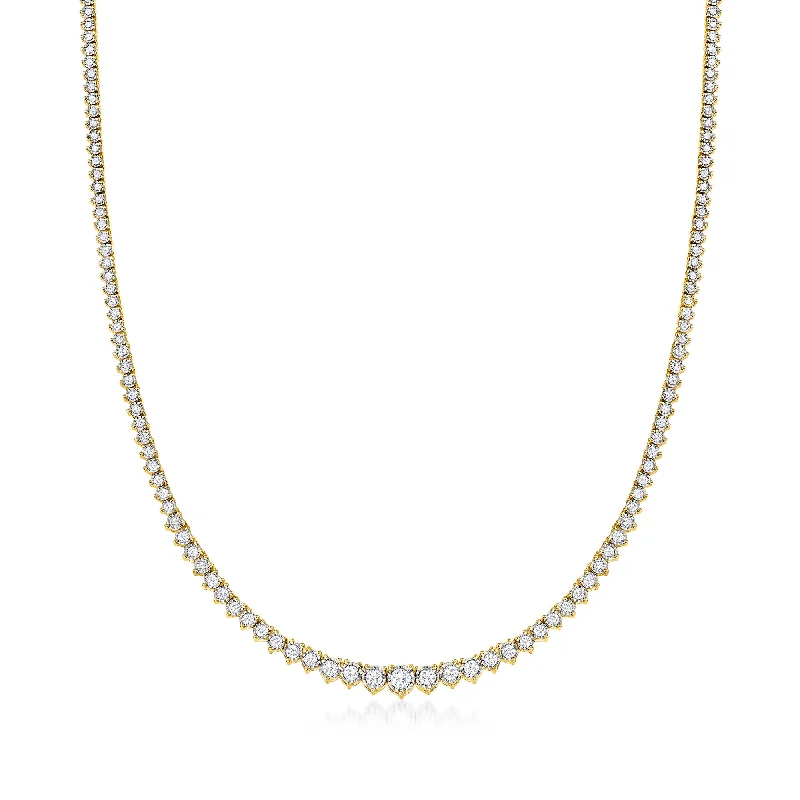 Personalized Jewelry Sale – Meaningful Gifts At Great Prices Ross-Simons Diamond Tennis Necklace in Sterling Silver Personalized Jewelry Sale – Meaningful Gifts At Great Prices Ross-Simons Diamond Tennis Necklace in Sterling Silver