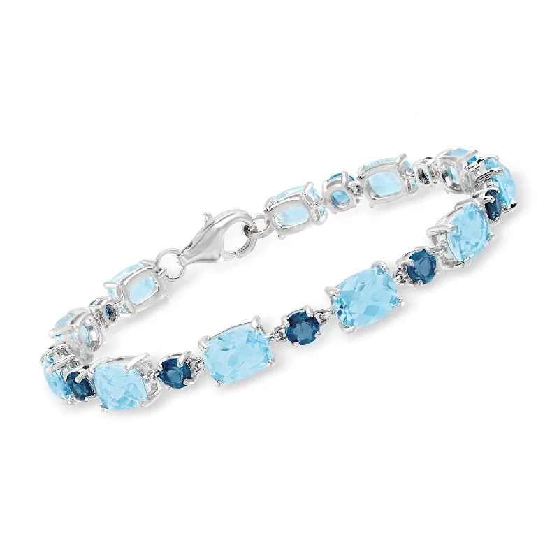Sparkle On A Budget – Fine Jewelry For Less Ross-Simons London and Sky Blue Topaz Bracelet in Sterling Silver Sparkle On A Budget – Fine Jewelry For Less Ross-Simons London and Sky Blue Topaz Bracelet in Sterling Silver